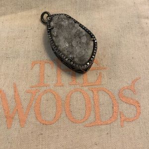 THE Woods Fine Jewelry Amethyst Diamond Pendant